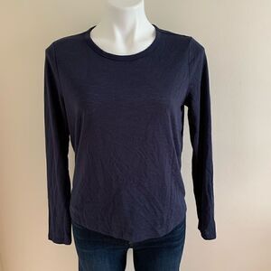 Athleta Long Sleeve Keyhole Top